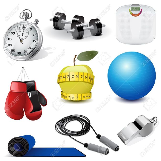 9458192-vector-fitness-icons-stock-vector-fitness-equipment-exercise